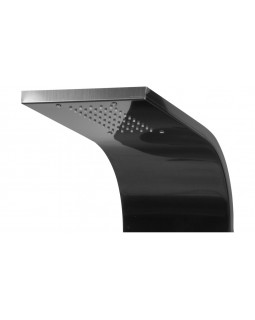 Душевая панель из нержавеющей стали STEELY 4 FALA, 4 функции, 155 х 22 x 7.5 см, шланг 150 см-foto2