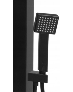 Душевая панель из нержавеющей стали STEELY 4 FALA, 4 функции, 155 х 22 x 7.5 см, шланг 150 см-foto4