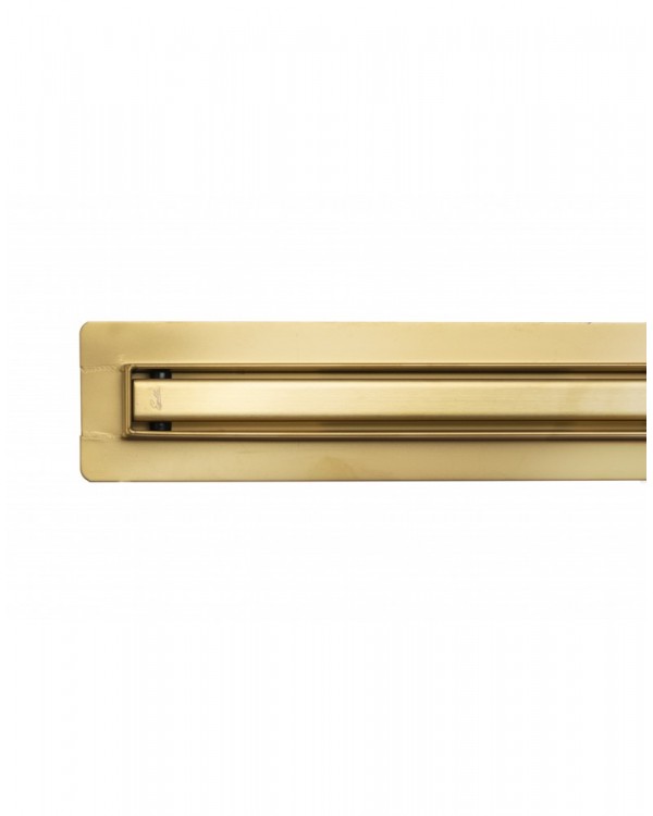 Трап для душа щелевой Epelli Slim D`oro 60 см, из нержавеющей стали. С поворотным сифоном (D2060)