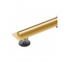 Трап для душа щелевой Epelli Slim D`oro 60 см, из нержавеющей стали. С поворотным сифоном (D2060)