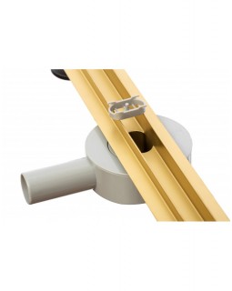 Трап для душа щелевой Epelli Slim D`oro 60 см, из нержавеющей стали. С поворотным сифоном (D2060)-foto4