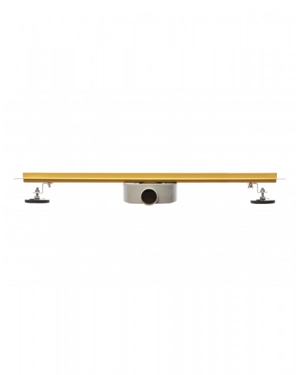 Трап для душа щелевой Epelli Slim D`oro 60 см, из нержавеющей стали. С поворотным сифоном (D2060)