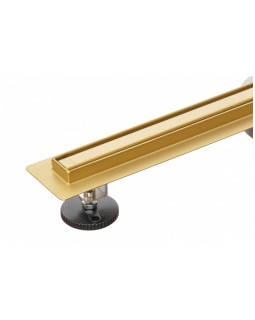 Трап для душа щелевой Epelli Slim D`oro 80 см, из нержавеющей стали. С поворотным сифоном (D2080)-foto14