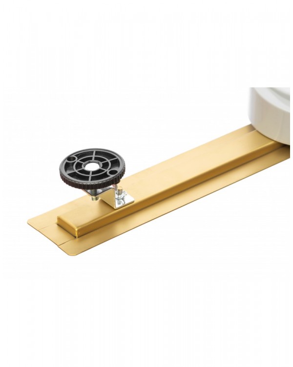Трап для душа щелевой Epelli Slim D`oro 80 см, из нержавеющей стали. С поворотным сифоном (D2080)